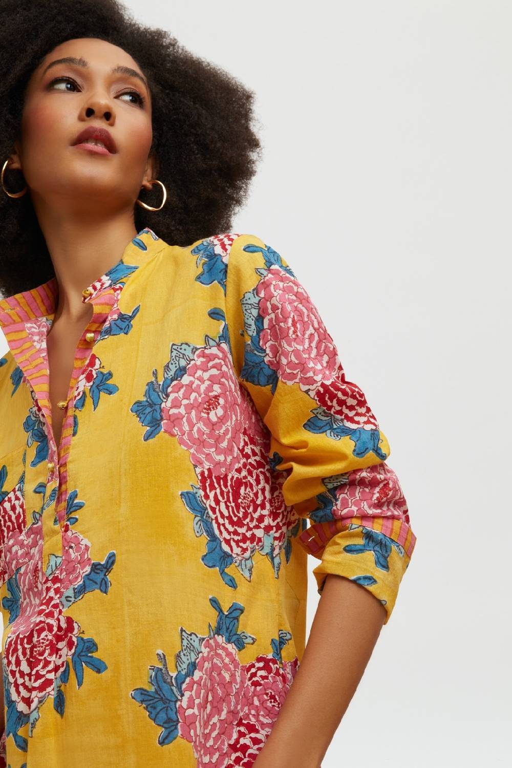 Lisa Corti kurta lunga corolla gold Saldi