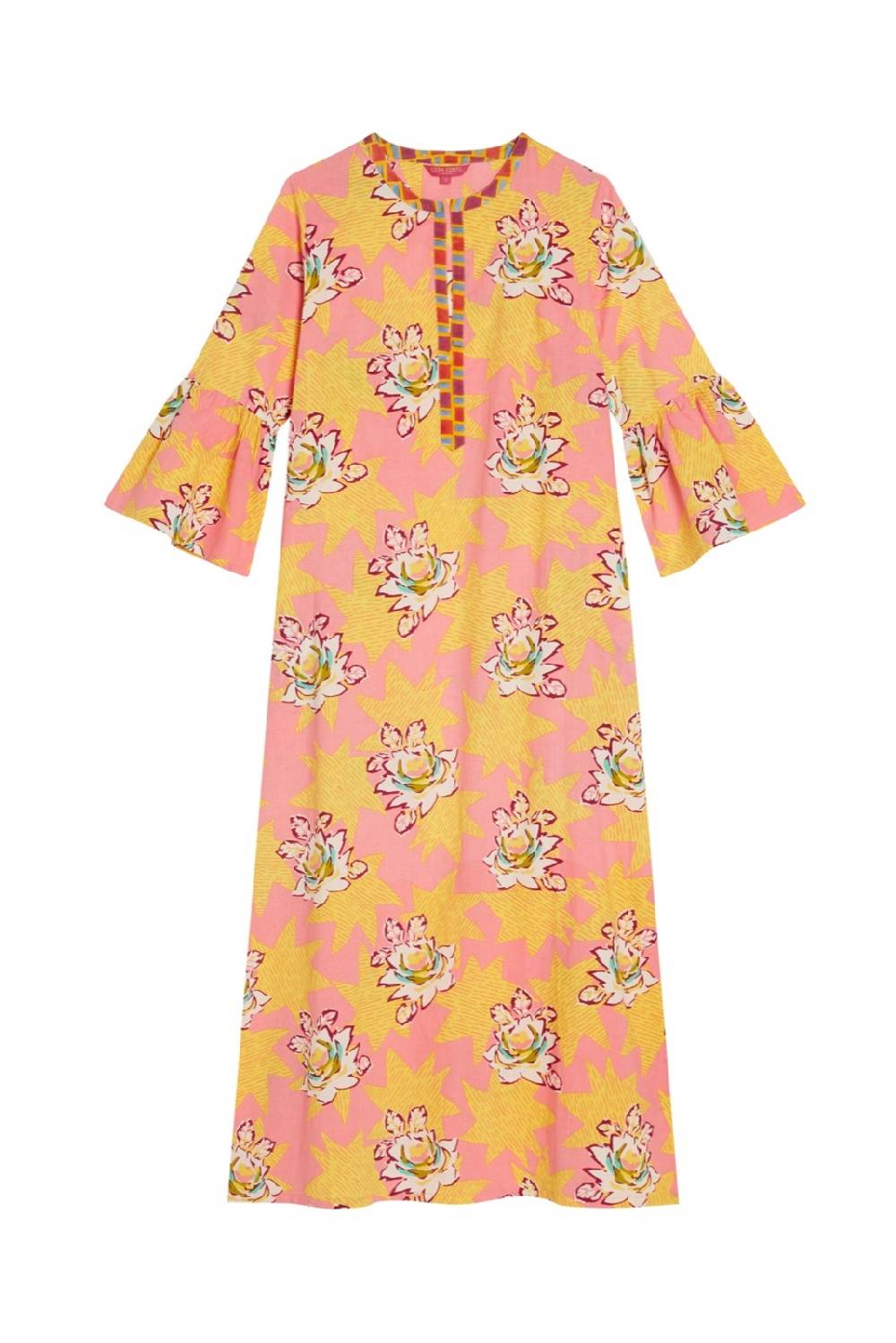 Lisa Corti abito ethesian star flower light pink In Saldo