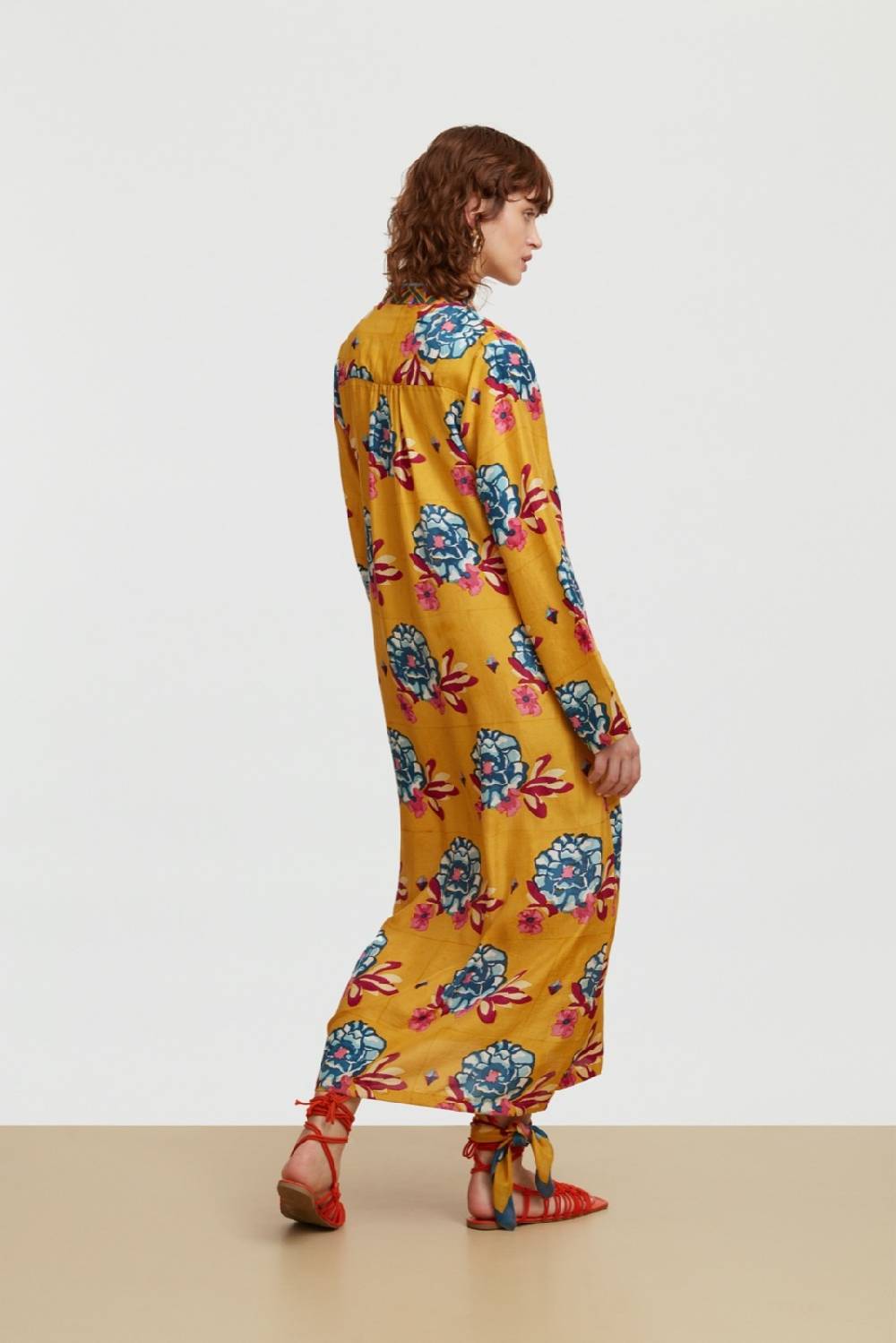 Lisa Corti caftano radha ramye gold Moda