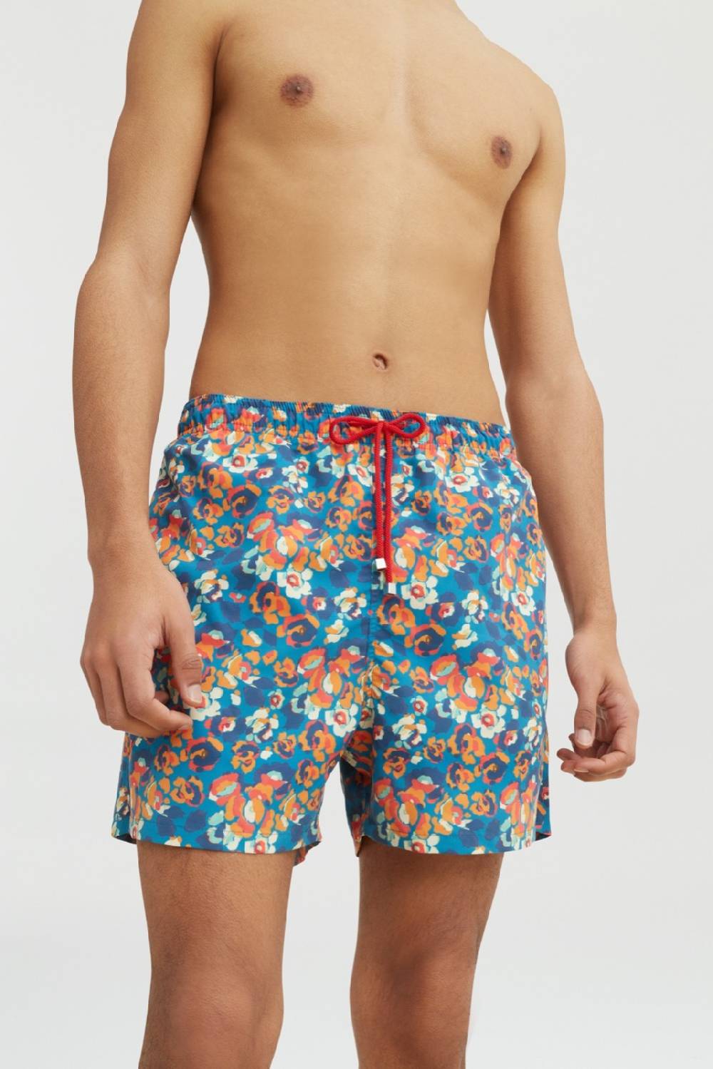 Lisa Corti costume patmos wax flower cobalt Italy