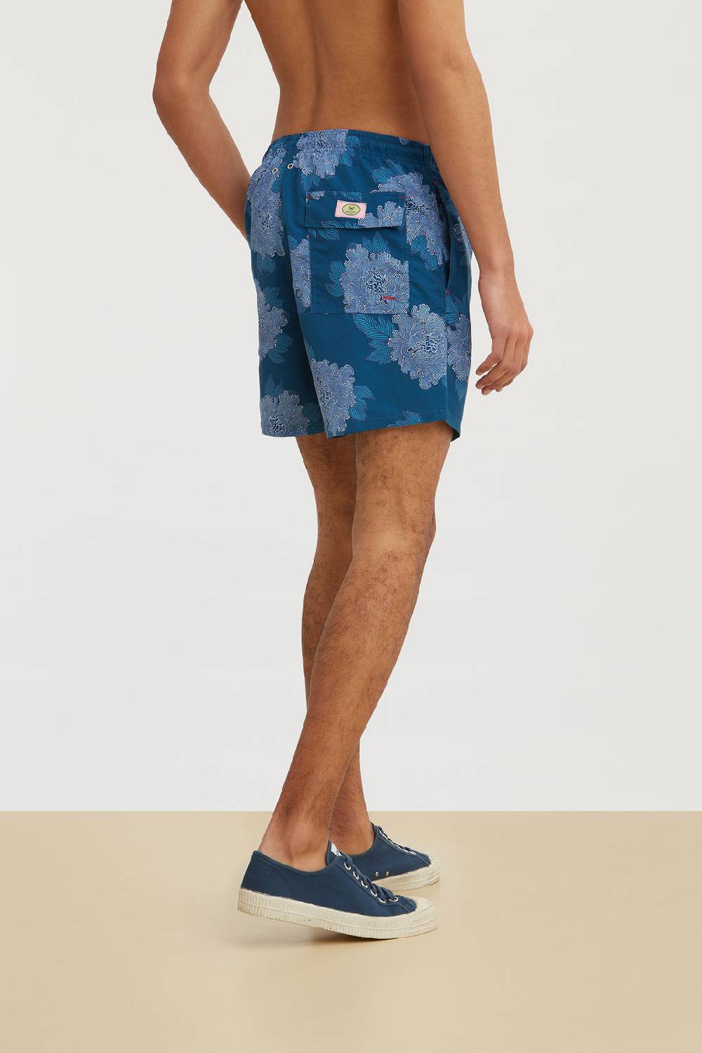 Lisa Corti costume patmos abhanery peony blue Italia