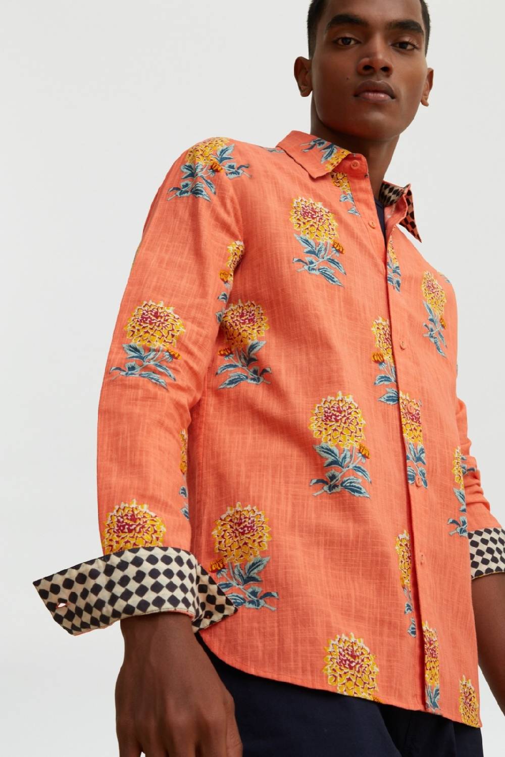 Lisa Corti camicia acapulco mamagoto geranium 2025