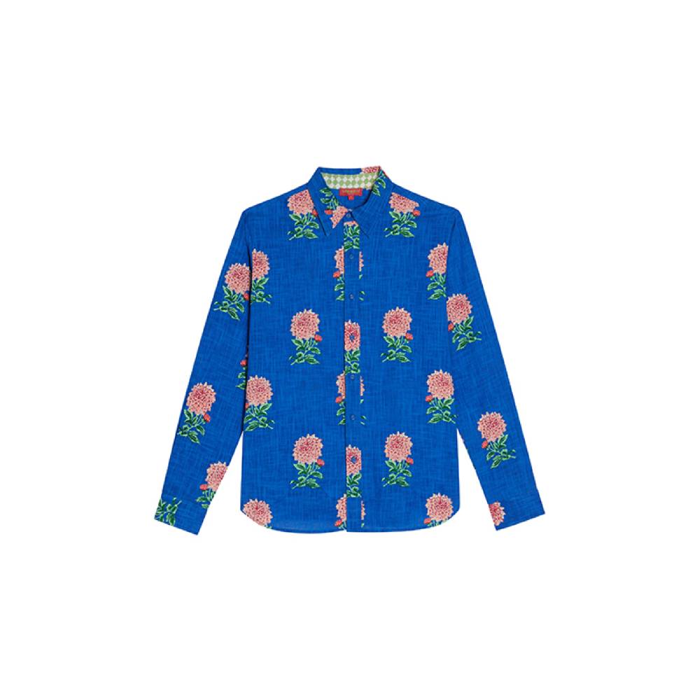 Lisa Corti camicia acapulco mamagoto royal blue Pezzi Unici