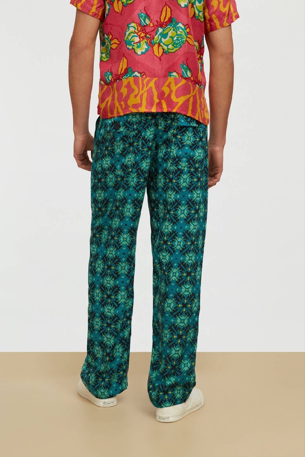 Lisa Corti pantalone dinghi marocco design black Negozi Online
