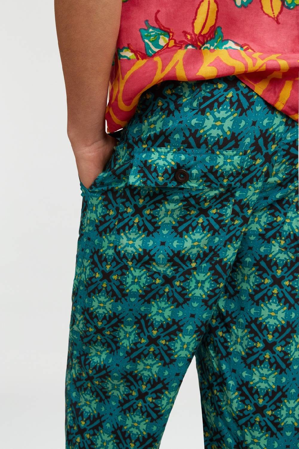 Lisa Corti pantalone dinghi marocco design black Negozi Online