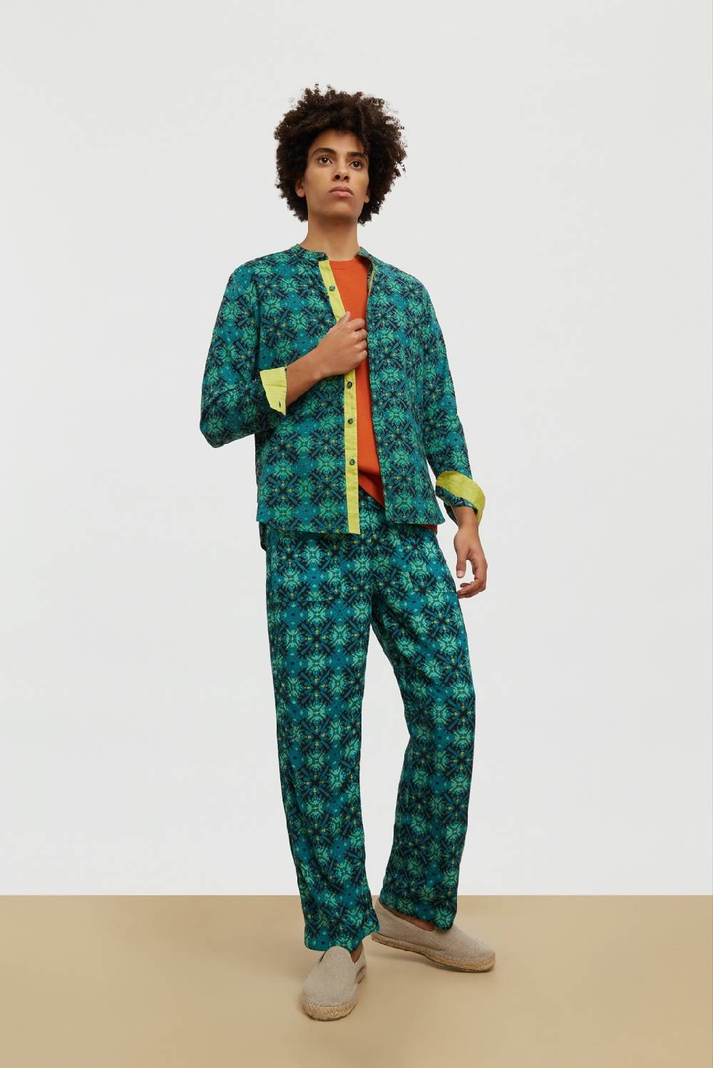 Lisa Corti pantalone dinghi marocco design black Negozi Online