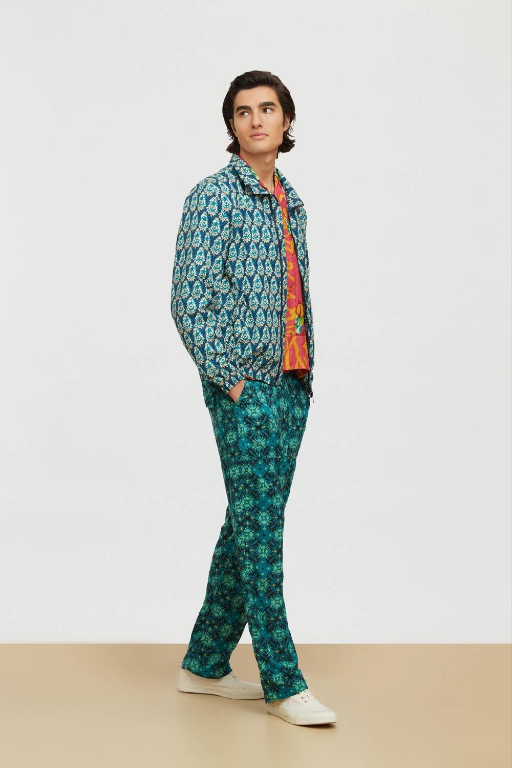 Lisa Corti pantalone dinghi marocco design black Negozi Online
