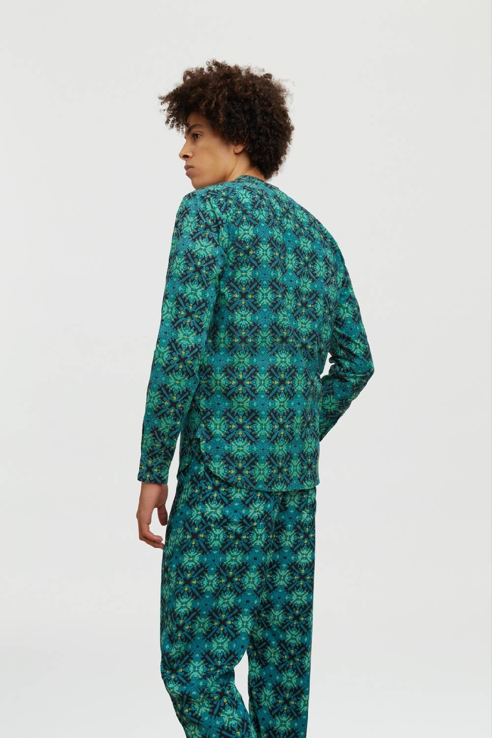 Lisa Corti camicia santorini morocco design black Promozione Limitata