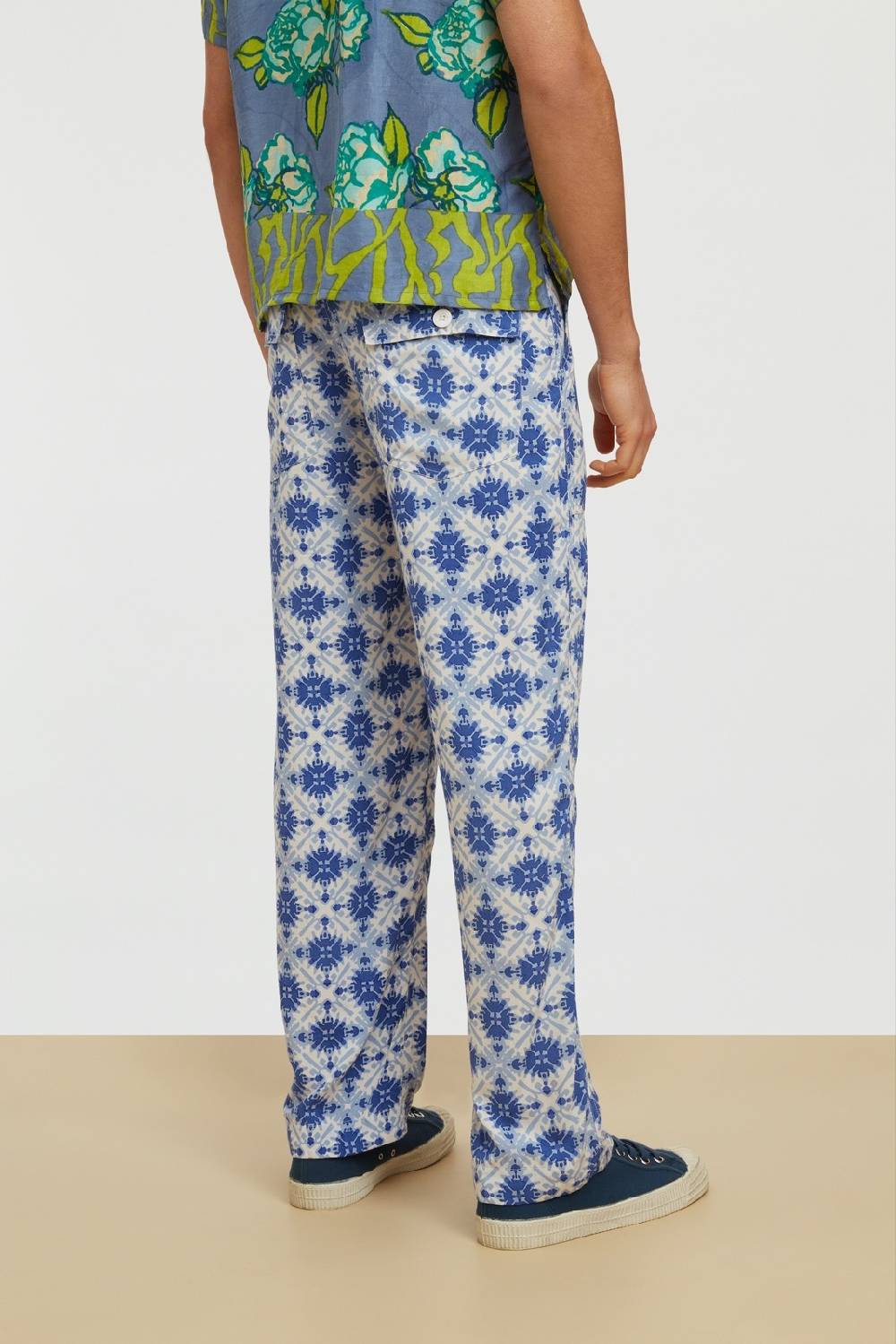 Lisa Corti pantalone dinghi marocco design blue Affare Del Giorno