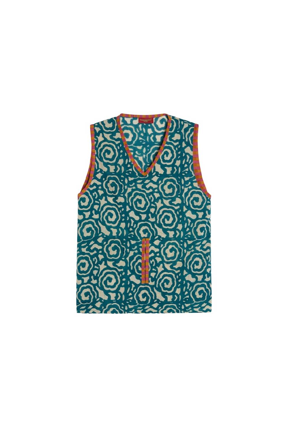 Lisa Corti top banyan spiral peacock natural Novità