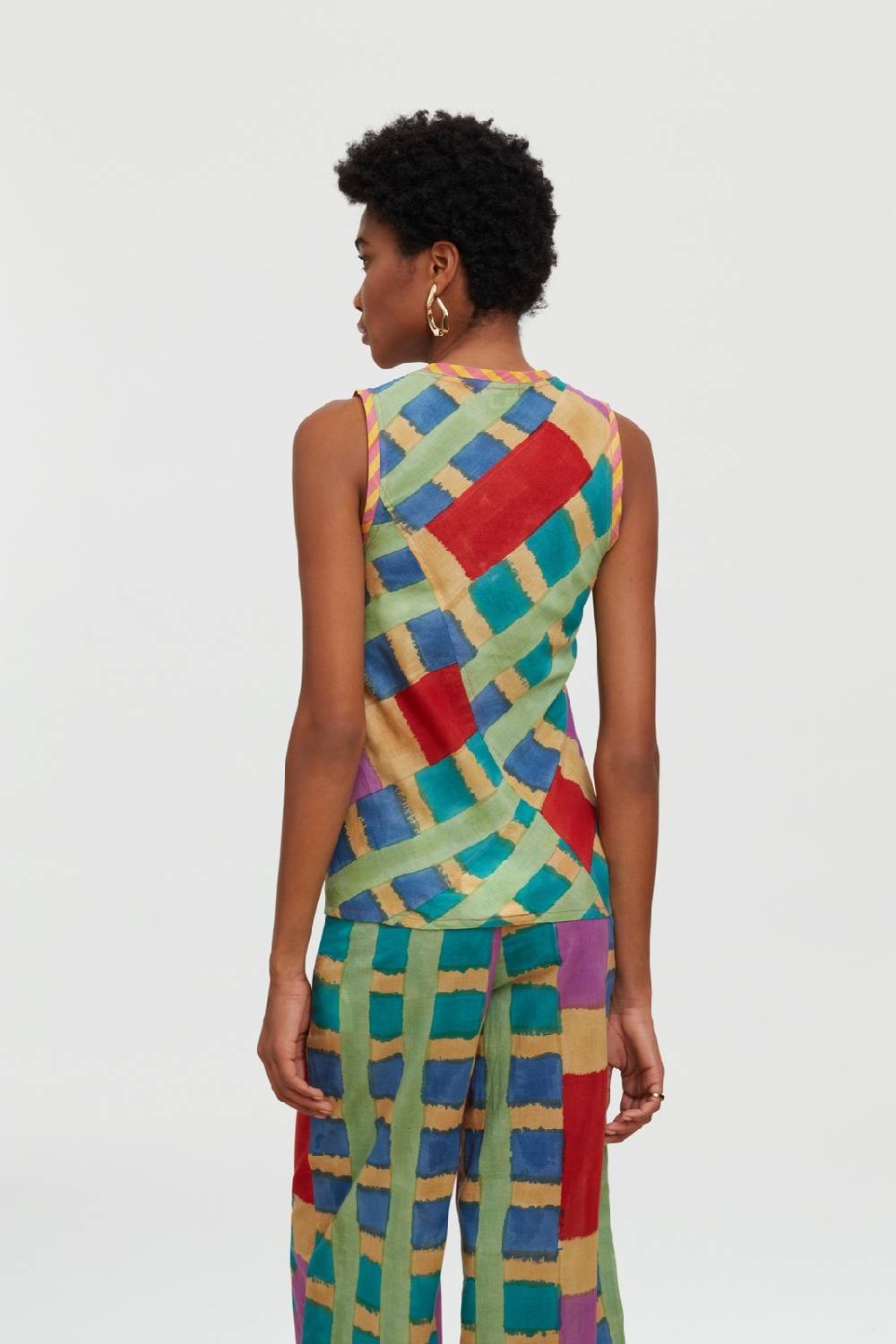 Lisa Corti top banyan ankara acqua Offerta