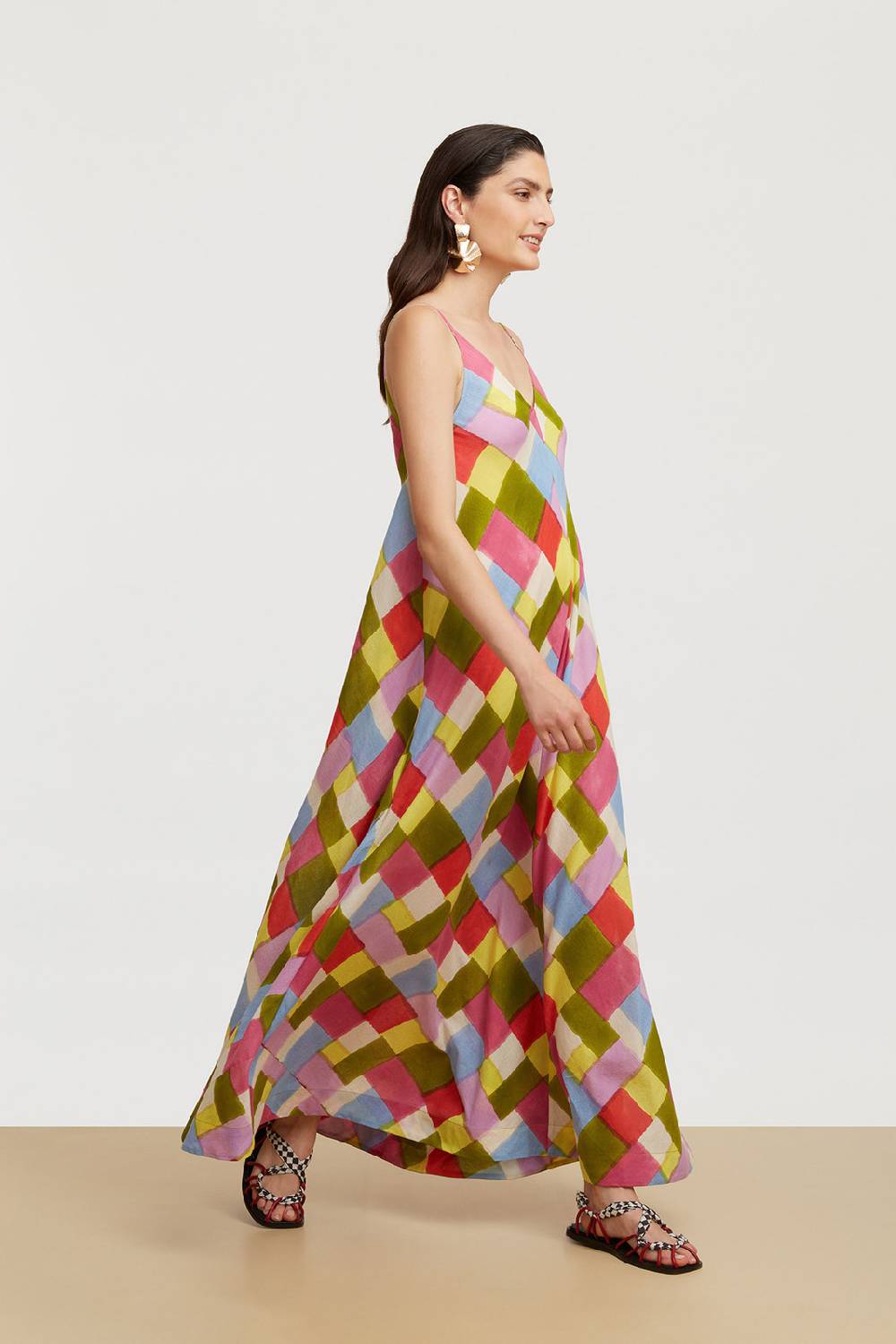Lisa Corti abito kyarah geesband acid green Moda