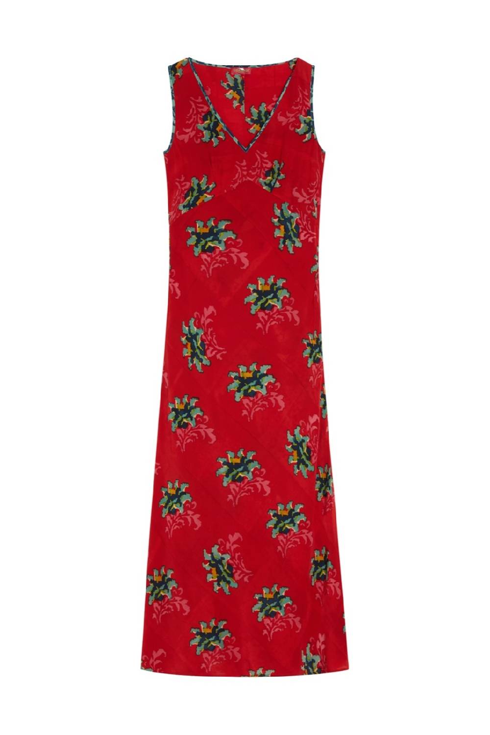 Lisa Corti abito sofia tangeri flower coral In Linea
