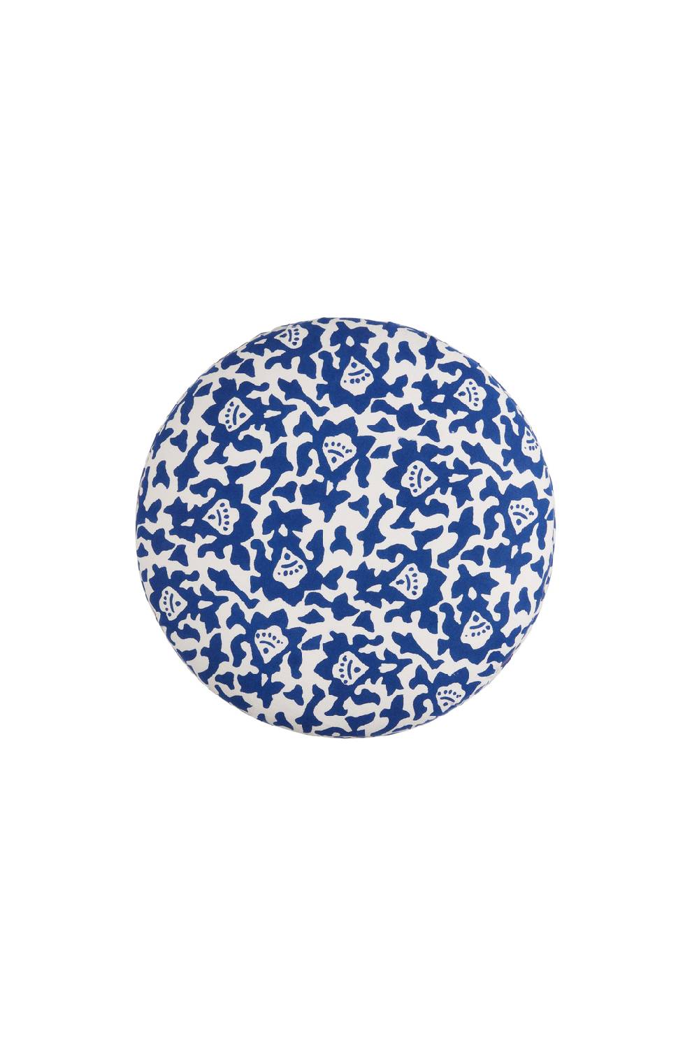 Lisa Corti pouf arabesque blue stripes blue natural Promozione