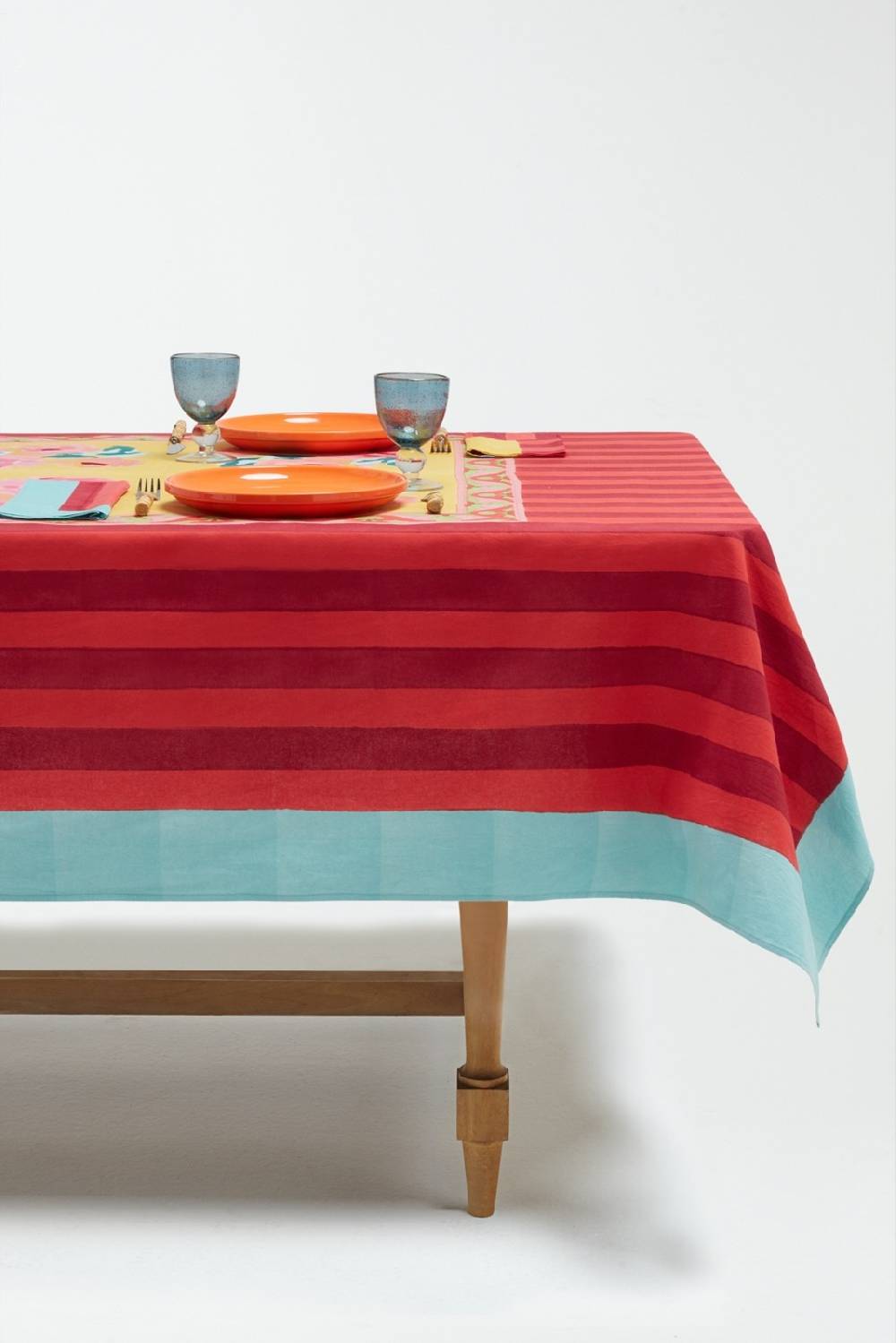 Lisa Corti telo cotone 140x240cm nizam sulphur Offerta
