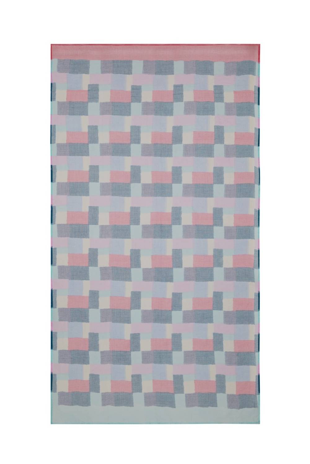 Lisa Corti scialle kotadoria 100x200cm geesband peacock Vendita Economica