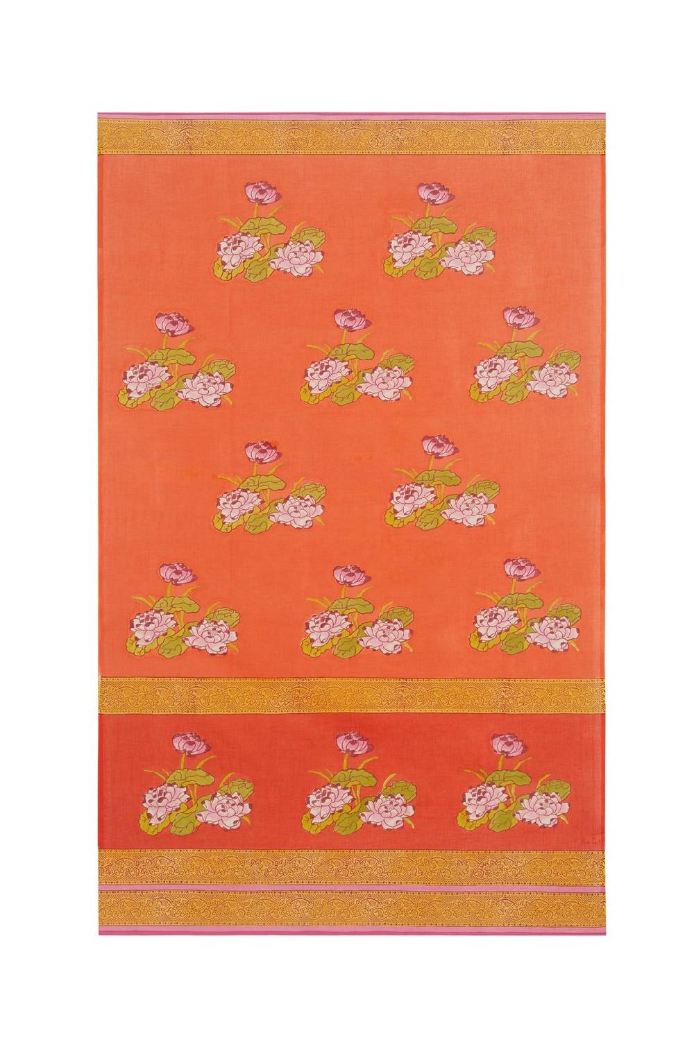 Lisa Corti pareo tea flower orange In Saldo