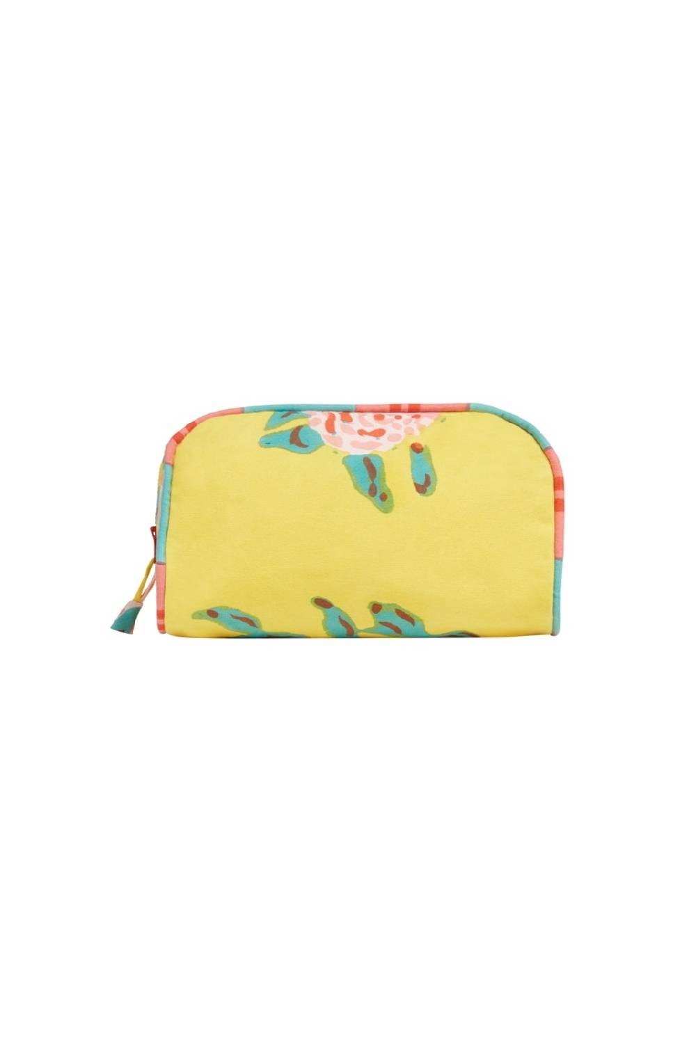 Lisa Corti goretta pouch big leopard flower yellow In Linea