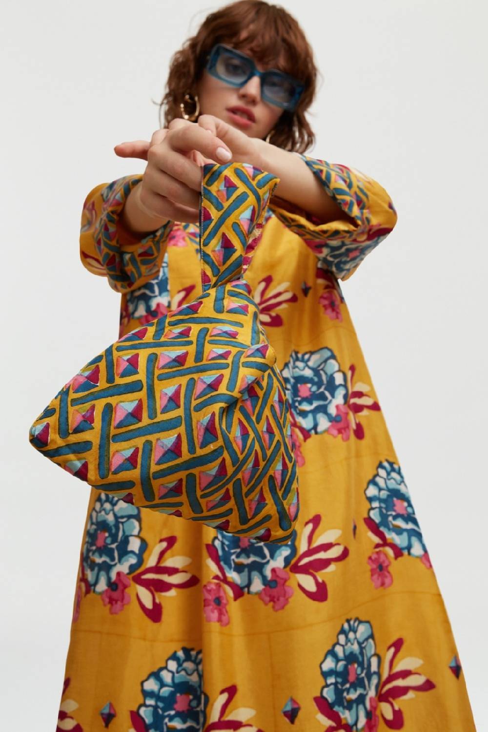 Lisa Corti borsa knot reversibile ramye gold Promozione