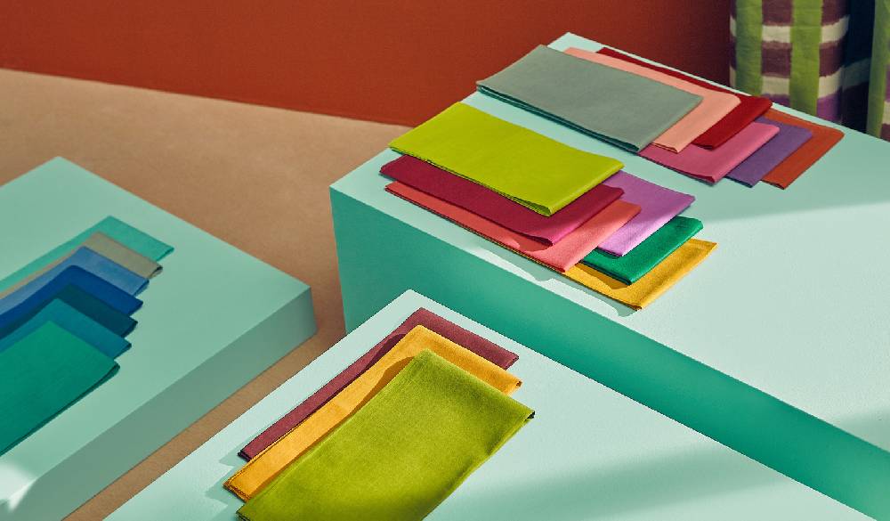 Lisa Corti tovagliolo organza jade Promozione