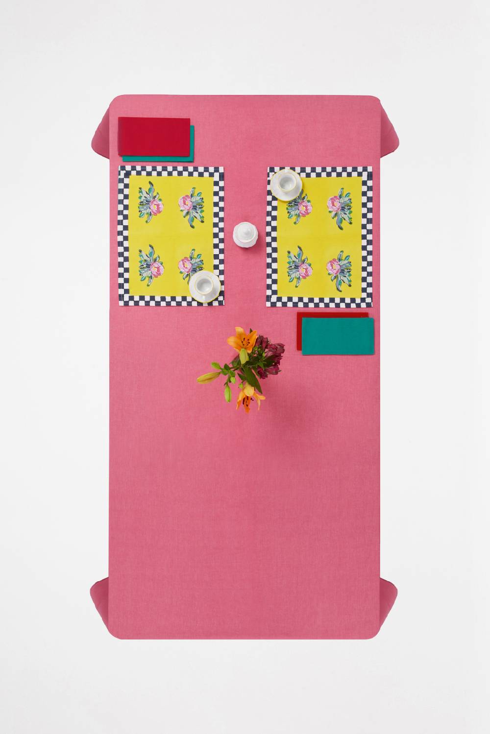 Lisa Corti tovagliolo organza bottle green Soddisfazione Garantita