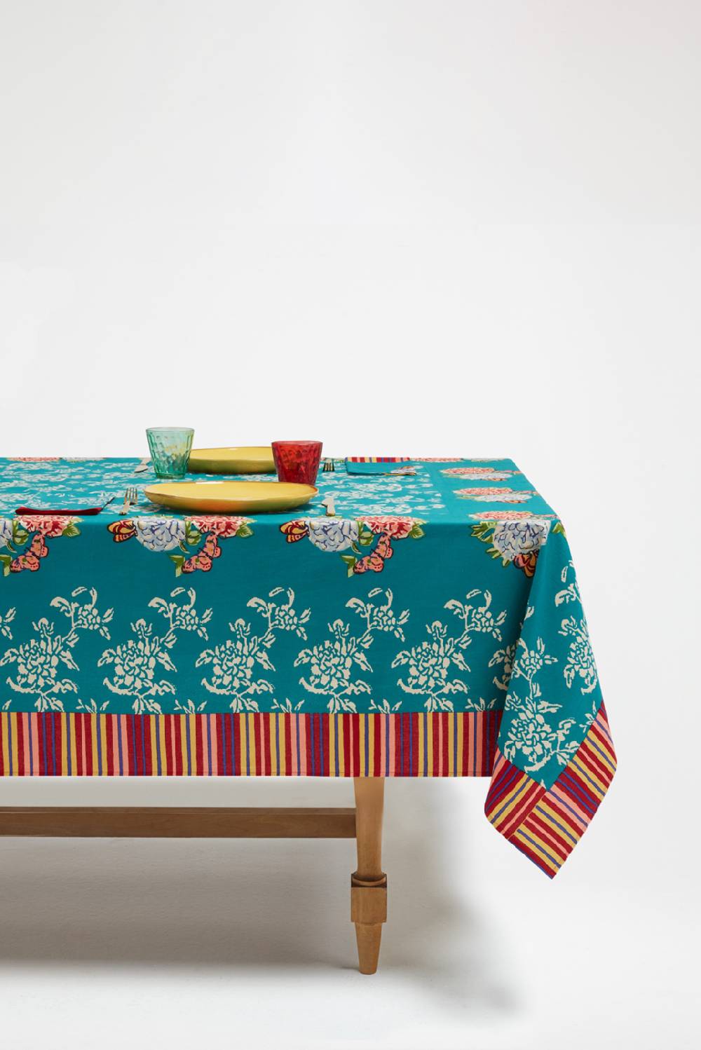 Lisa Corti telo cotone 140x240cm kandem queen green Acquista Ora