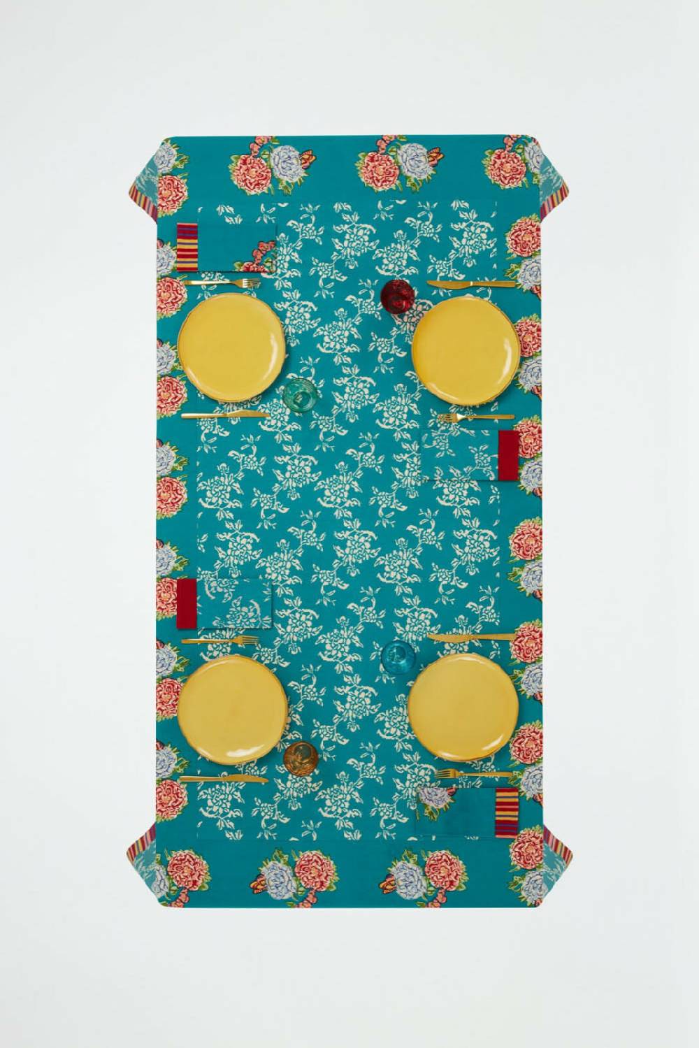 Lisa Corti telo cotone 140x240cm kandem queen green Acquista Ora