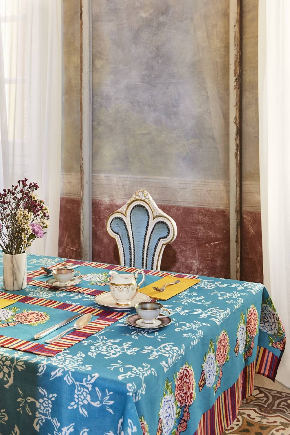 Lisa Corti telo cotone 140x240cm kandem queen green Acquista Ora