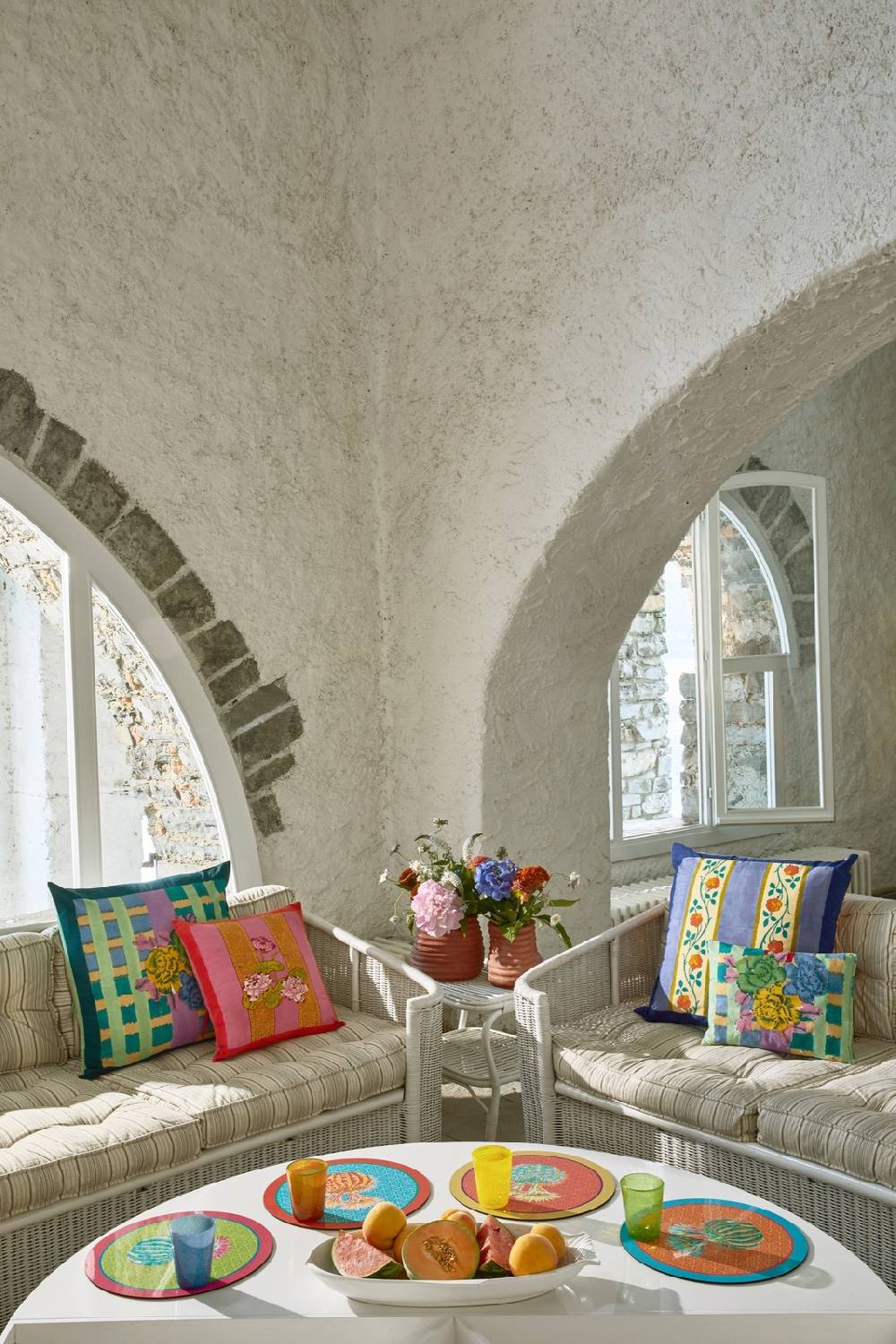 Lisa Corti tovaglietta rigida 34cm cactus veronese Italy