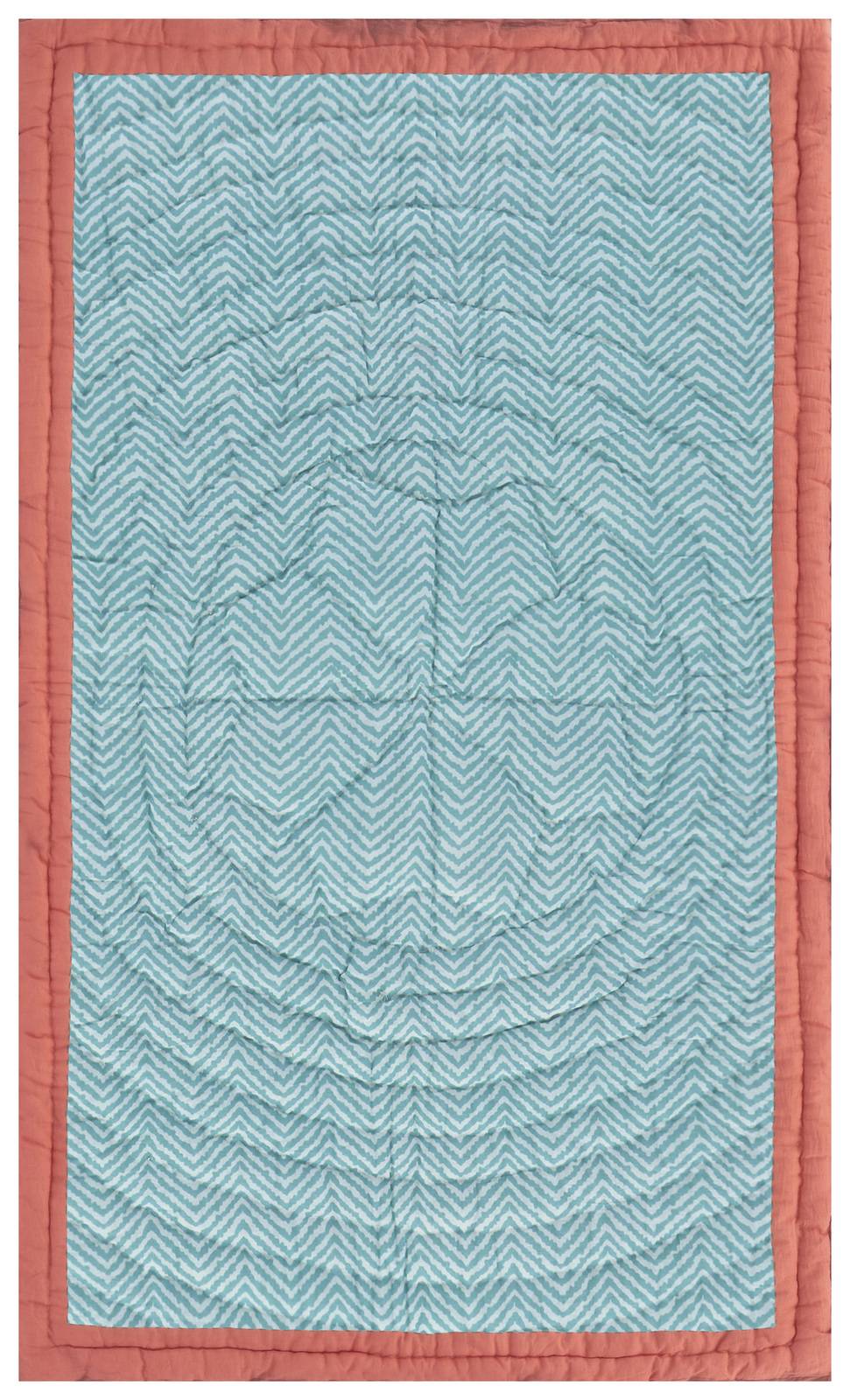 Lisa Corti trapunta reversibile 110x180cm oleander lilac-peach Sottocosto