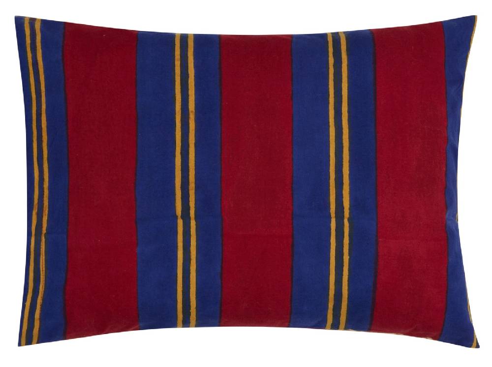 Lisa Corti cuscino cotone 30x40cm damask stripes chutney Pezzi Unici