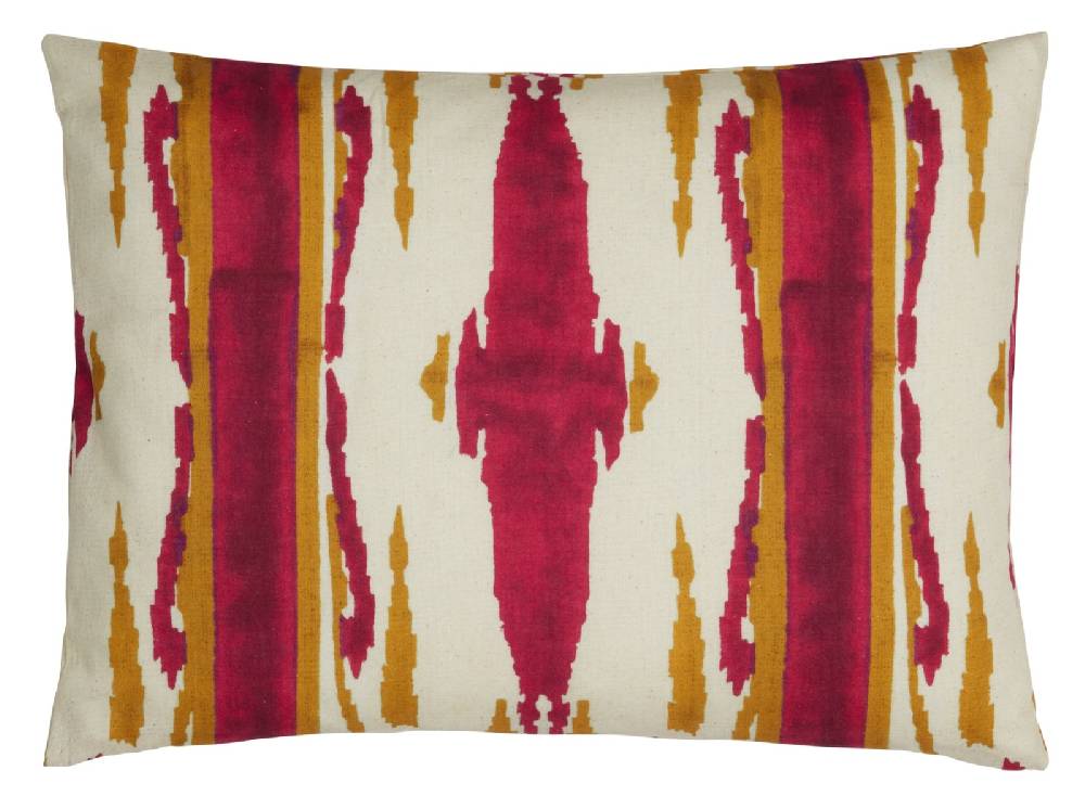 Lisa Corti cuscino cotone 30x40cm flame aubergine gold Soddisfazione Garantita