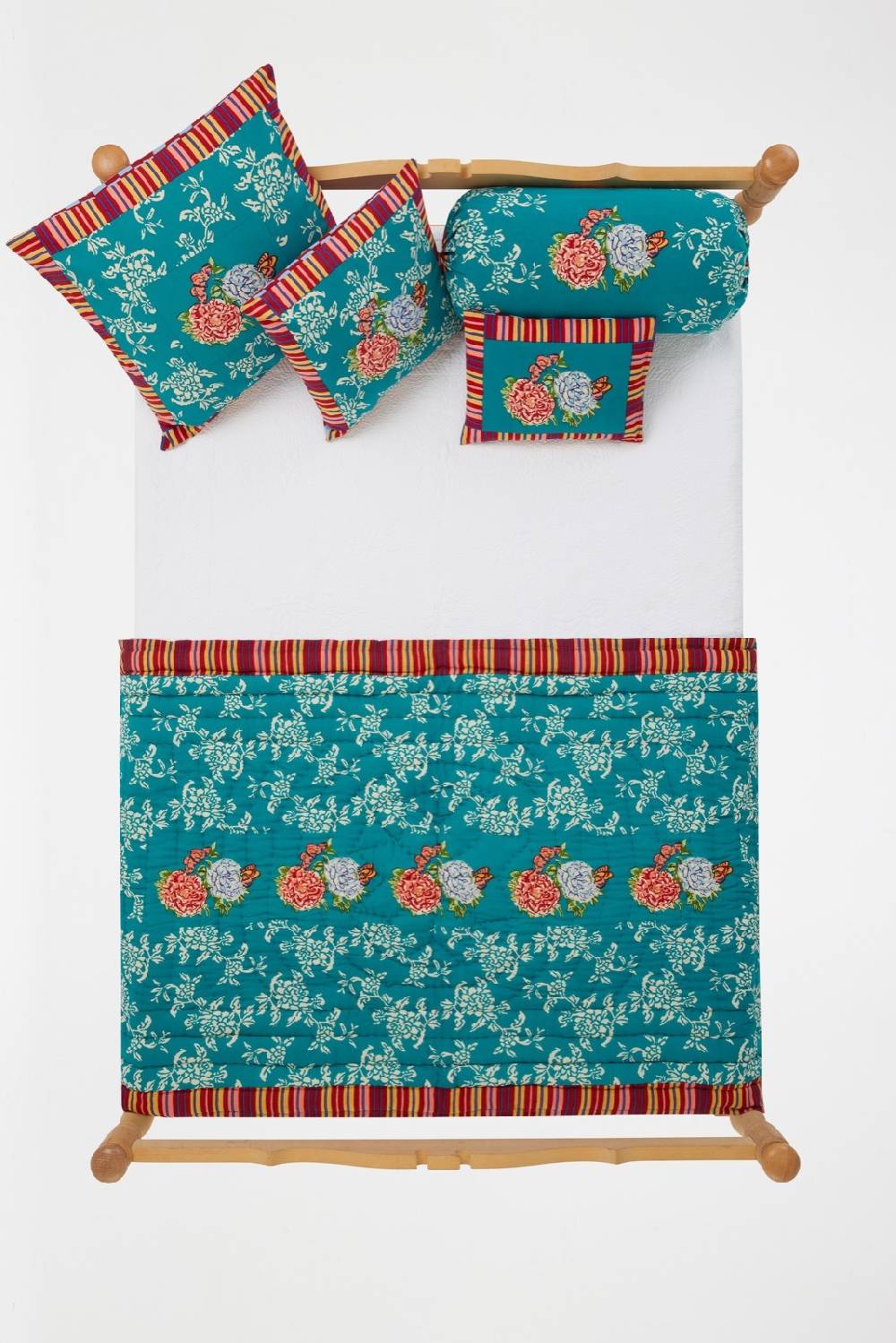 Lisa Corti cuscino cotone 30x40cm kandem queen green Negozi Online