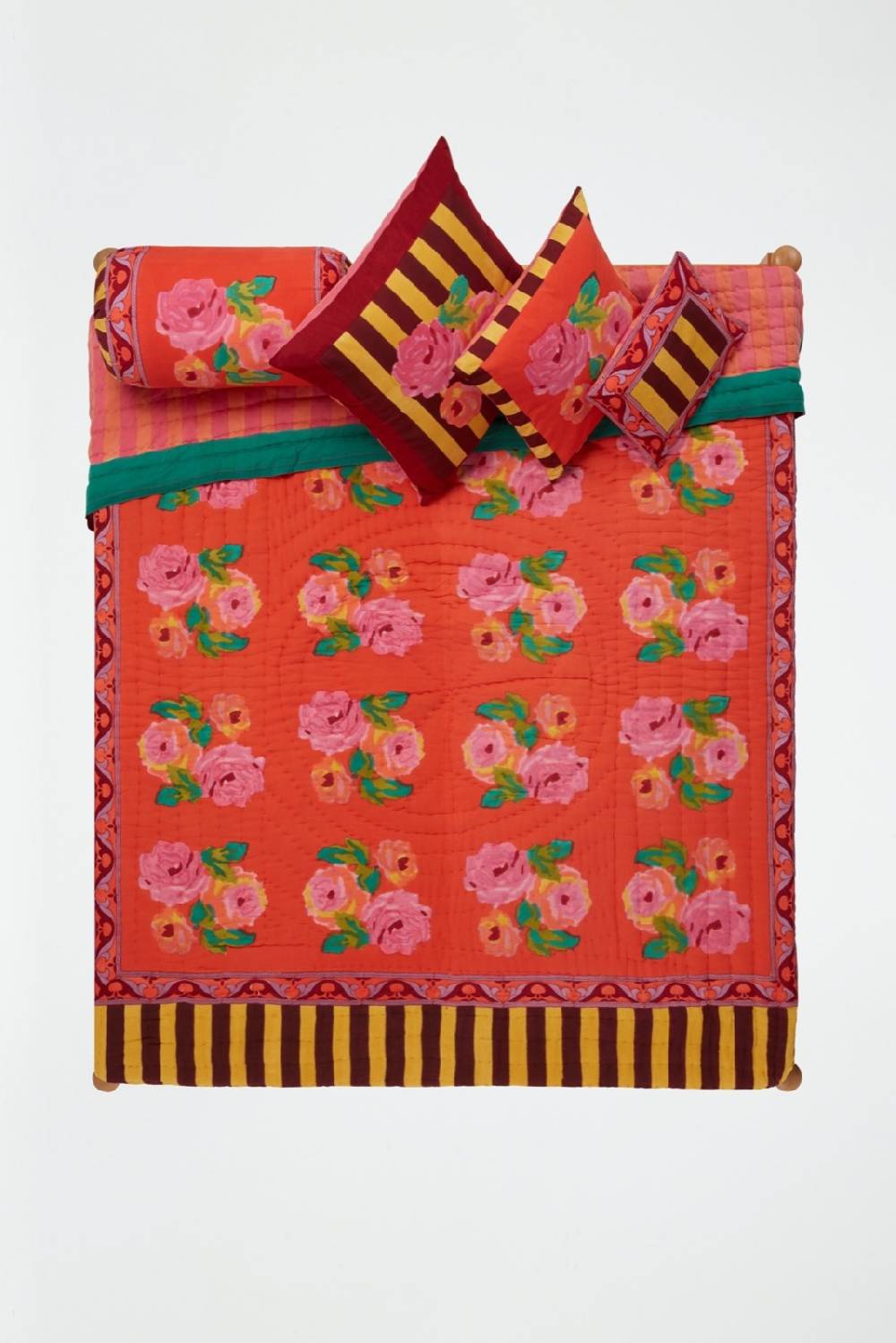 Lisa Corti trapunta reversibile 250x270cm nizam red Acquista Ora