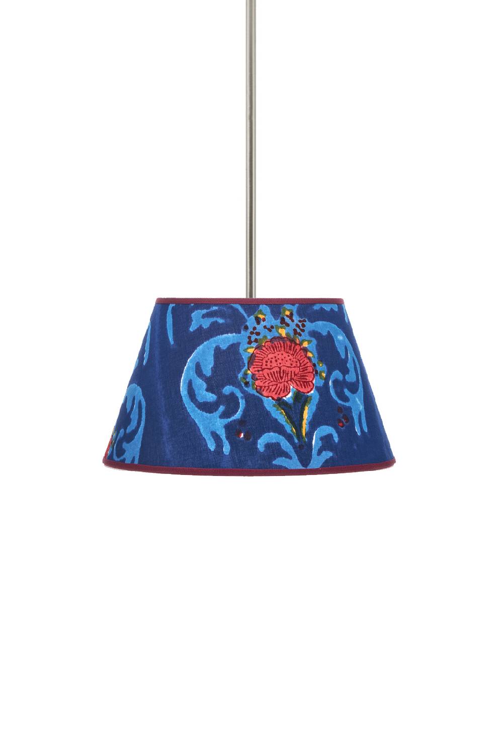 Lisa Corti paralume diam 25 brocade royal blue Novità