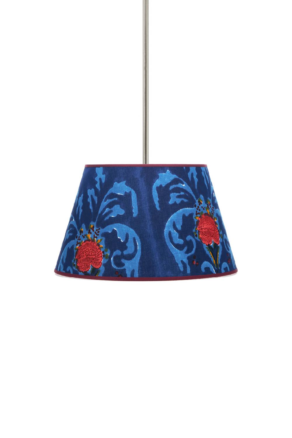 Lisa Corti paralume diam 30 brocade royal blue I Più Venduti