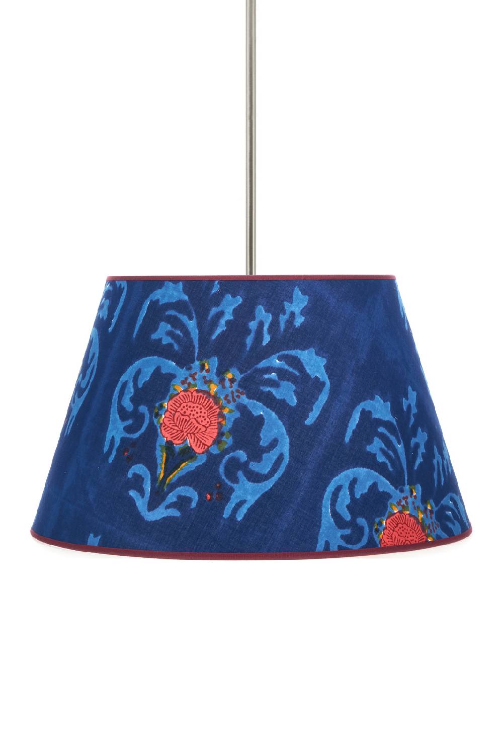 Lisa Corti paralume diam 40 brocade royal blue 2025