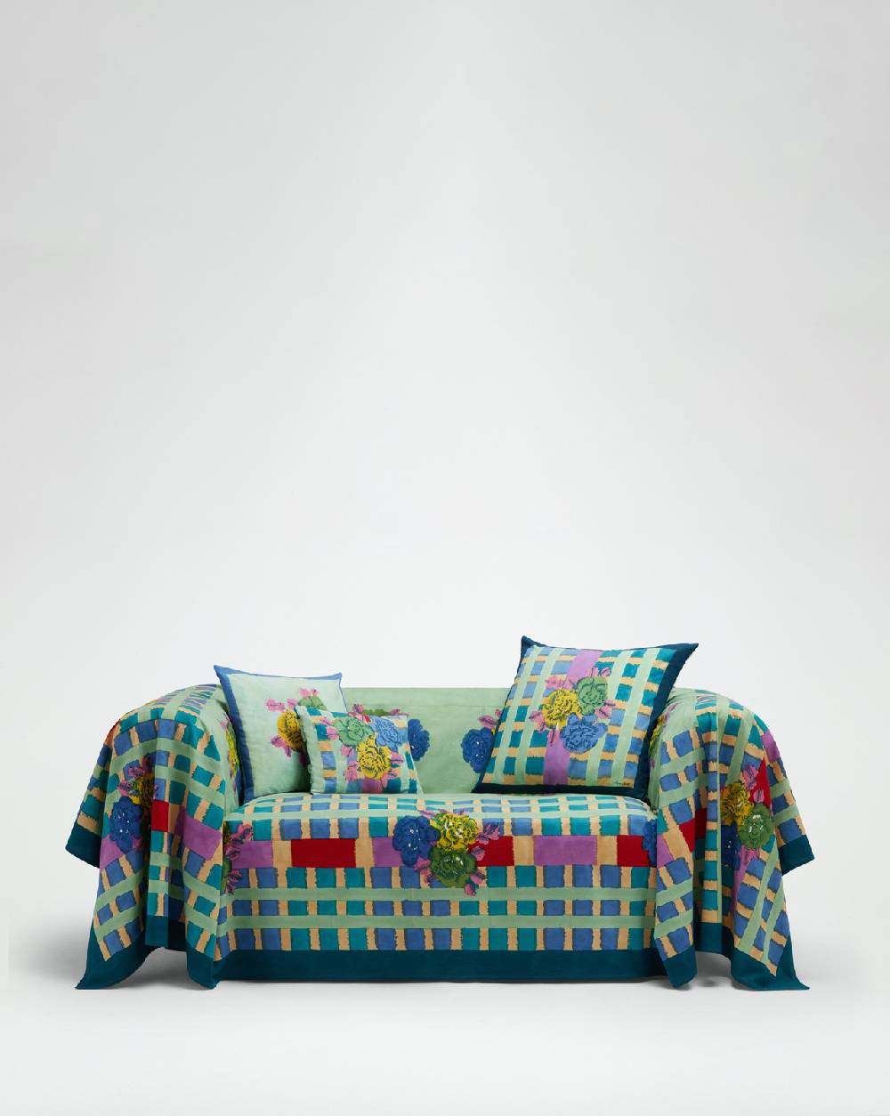 Lisa Corti telo cotone 250x270cm ankara aqua Italia