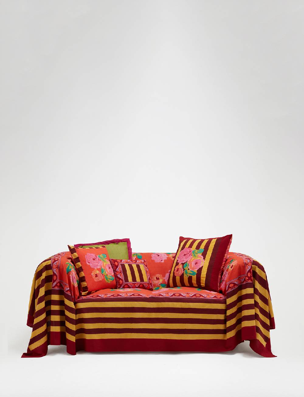 Lisa Corti telo cotone 250x270cm nizam red In Linea
