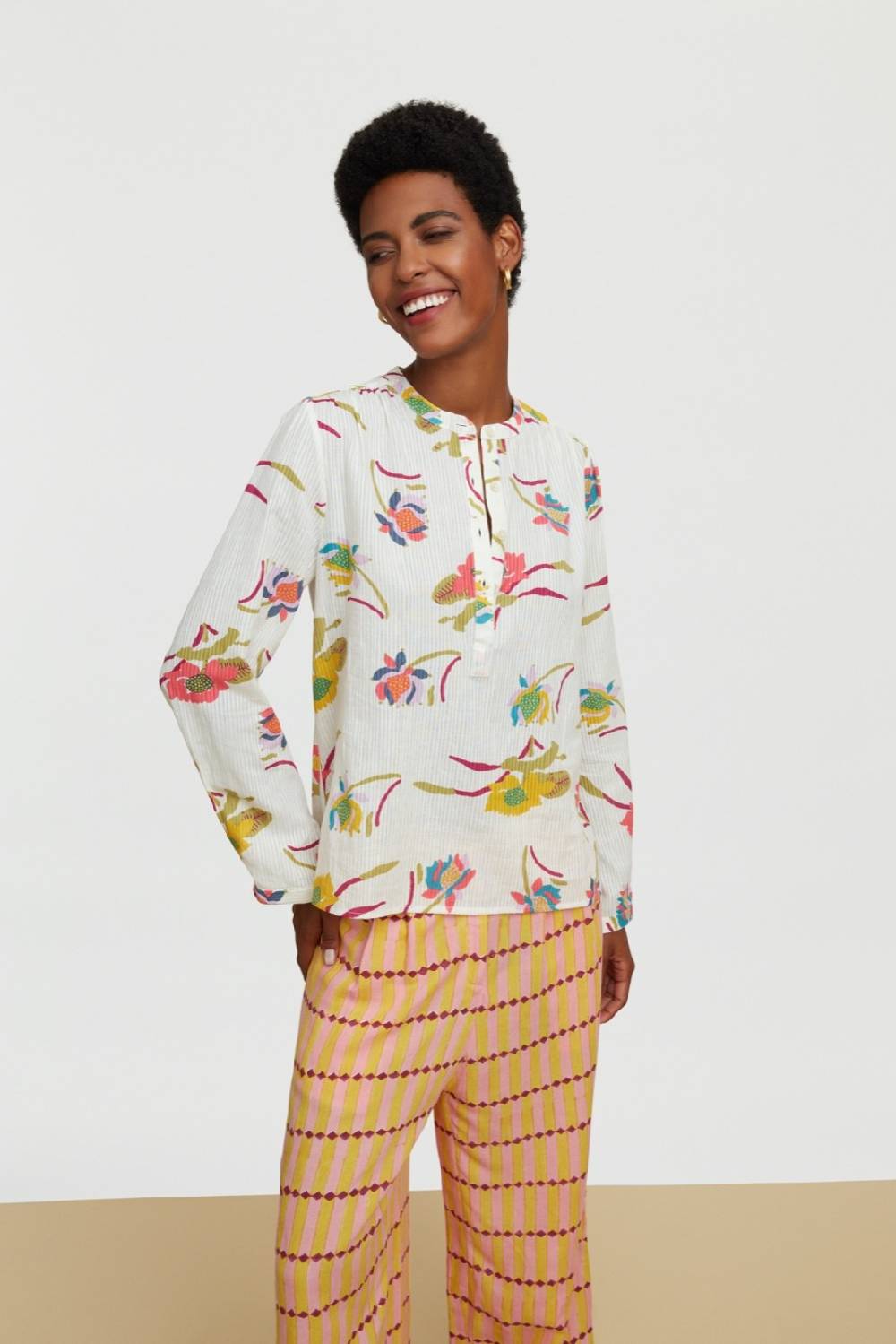 Lisa Corti camicia batumi japanese acid green Saldi