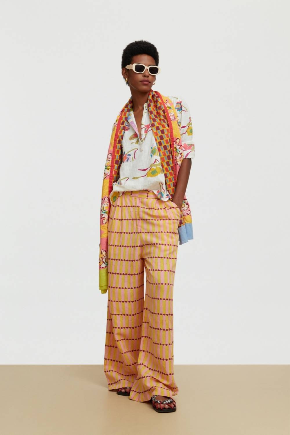 Lisa Corti camicia batumi japanese acid green Saldi