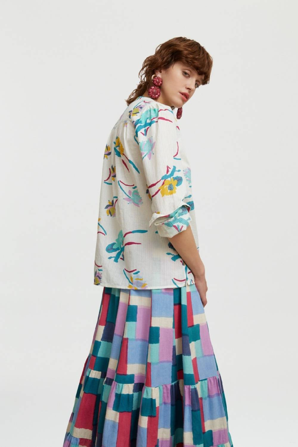 Lisa Corti camicia batumi japanese peacock Offerte
