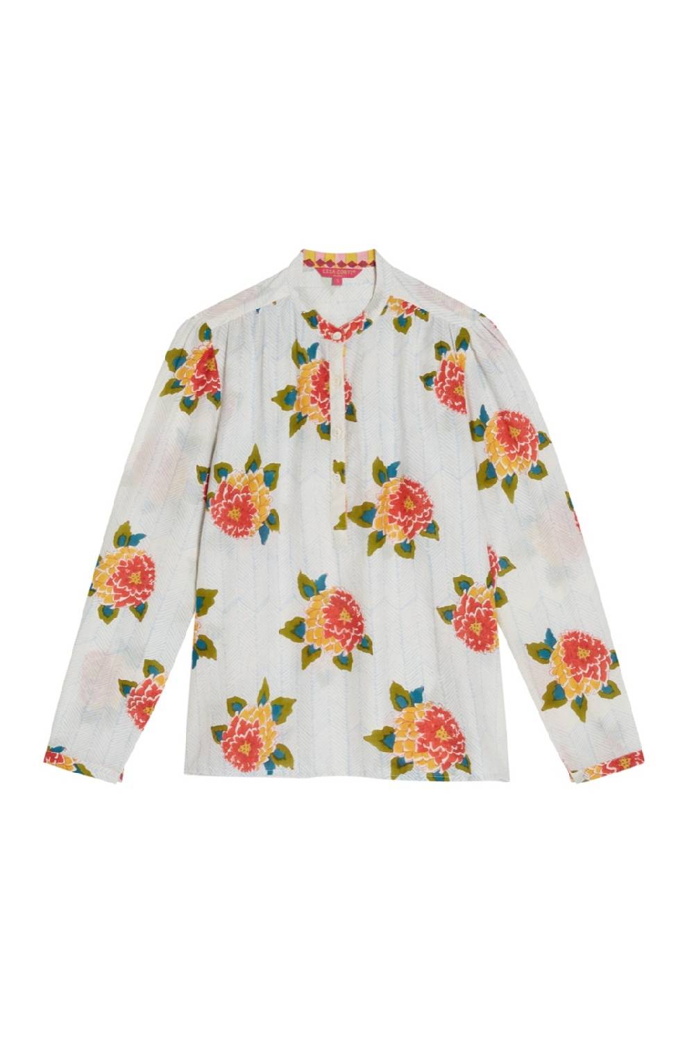 Lisa Corti camicia batumi barwara light blue Vendita Economica