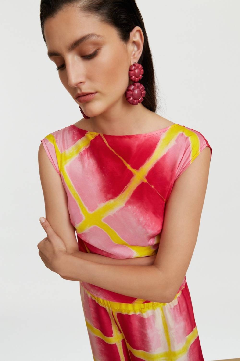 Lisa Corti top phaalko tangra pink Moda