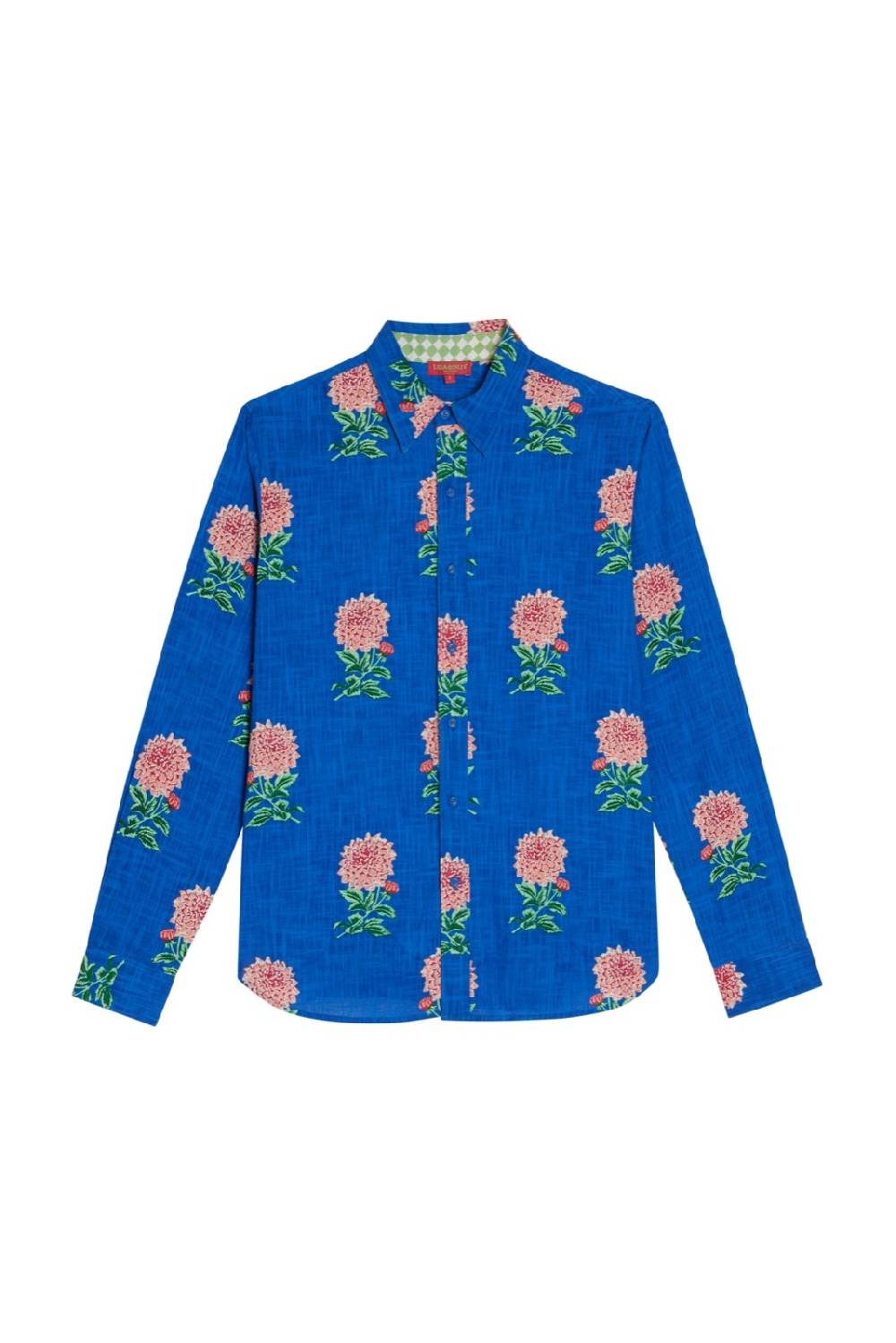 Lisa Corti camicia acapulco mamagoto royal blue Grande vendita