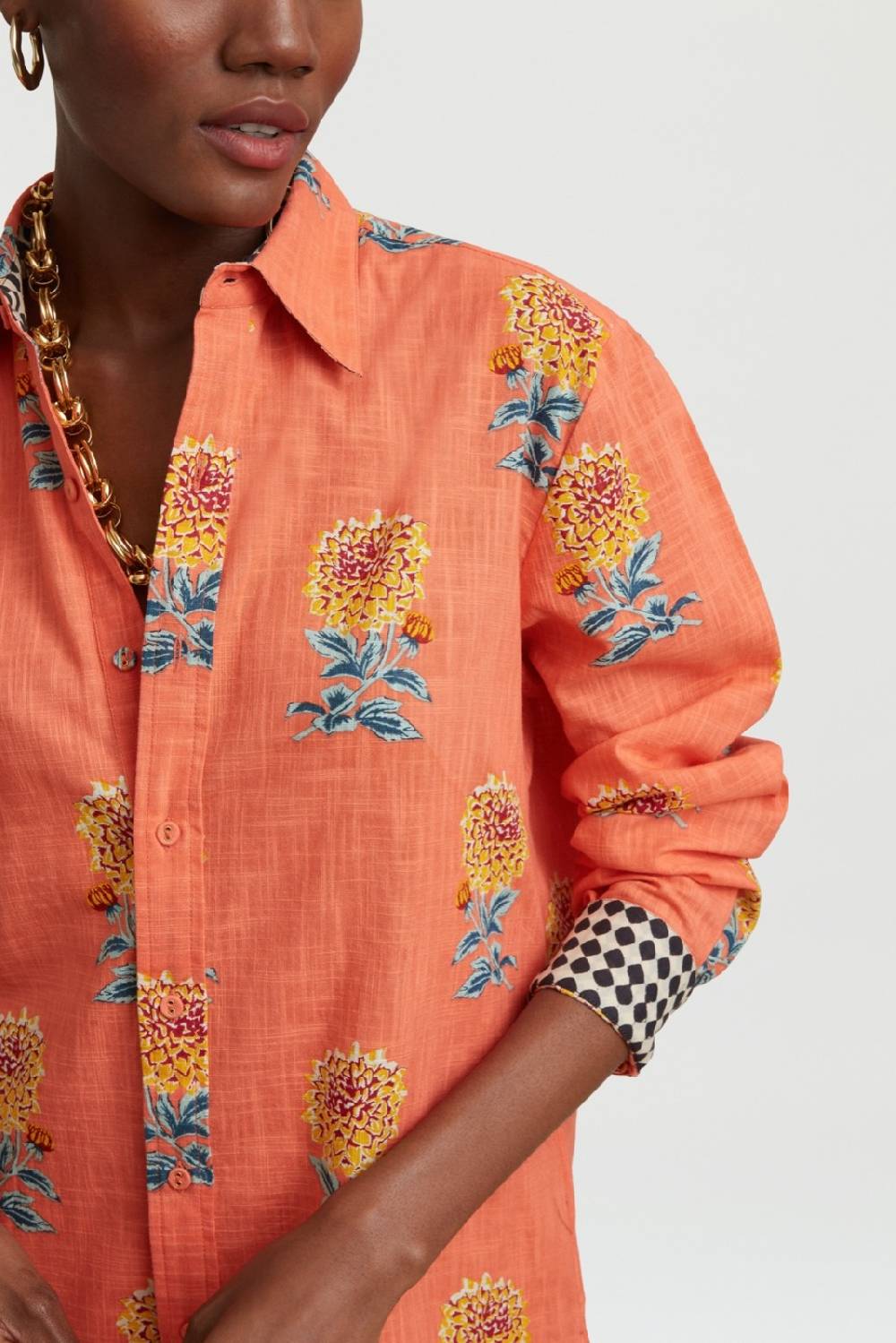 Lisa Corti camicia acapulco mamagoto geranium Fornitura limitata
