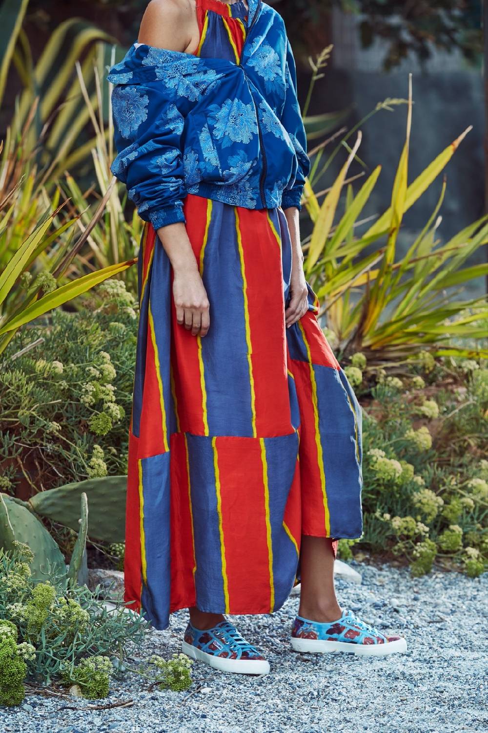 Lisa Corti giacca meltemi abhanery peony blue Offerta migliore