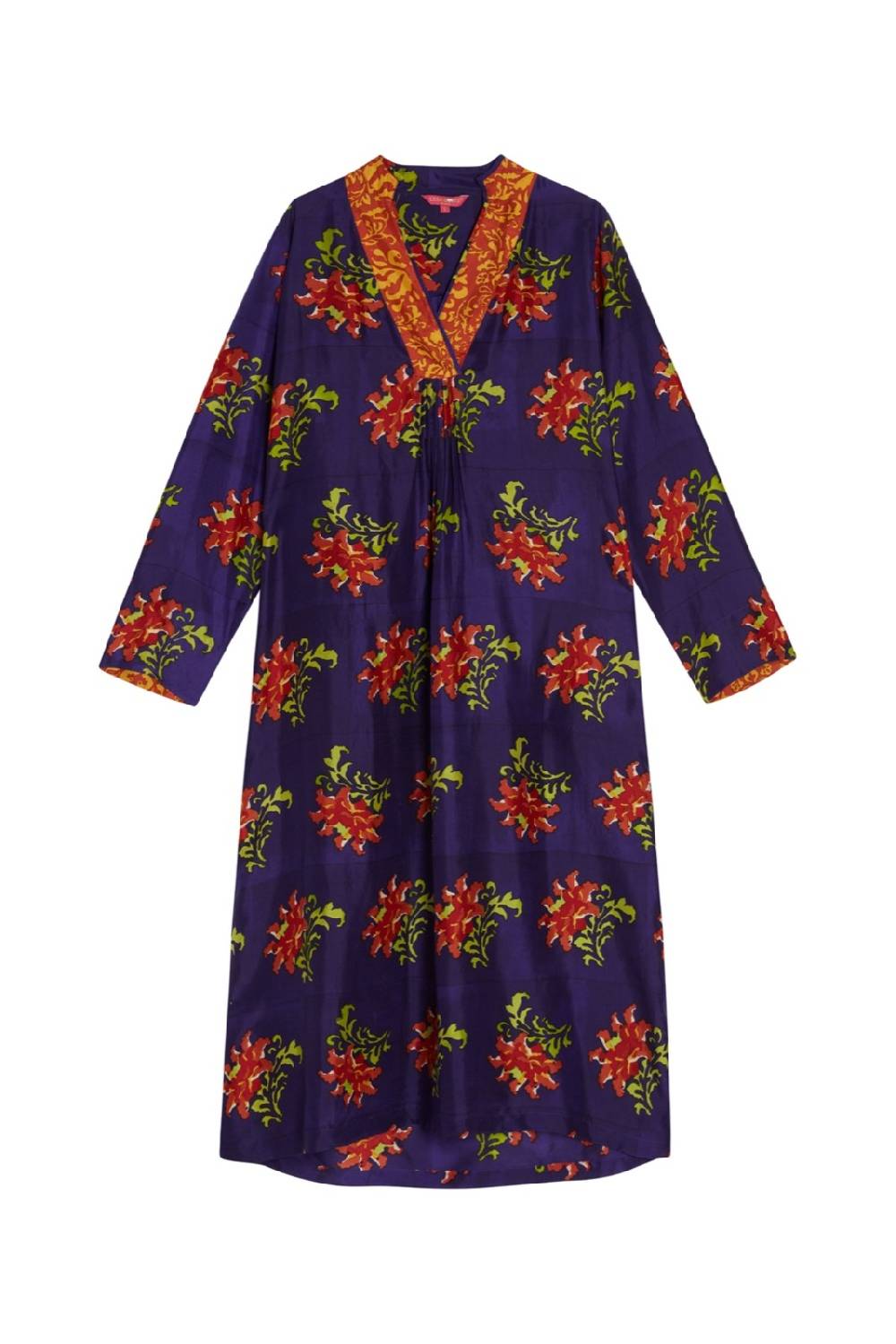 Lisa Corti caftano radha tangeri flower purple Bestseller