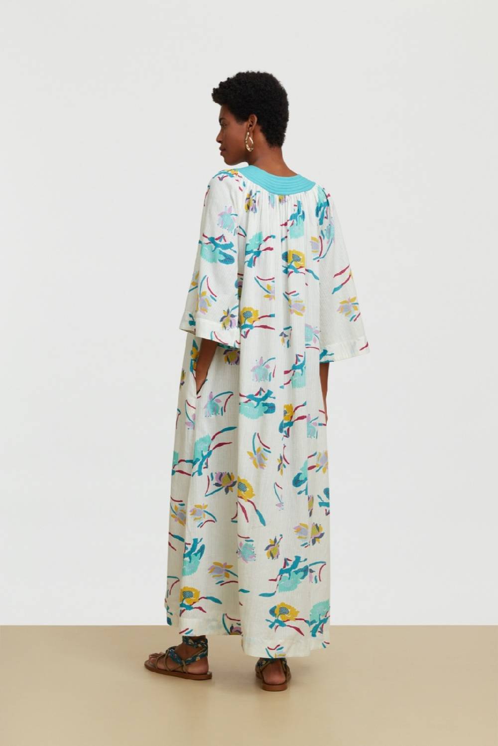 Lisa Corti caftano ninbu japanese peacock Offerte stagionali