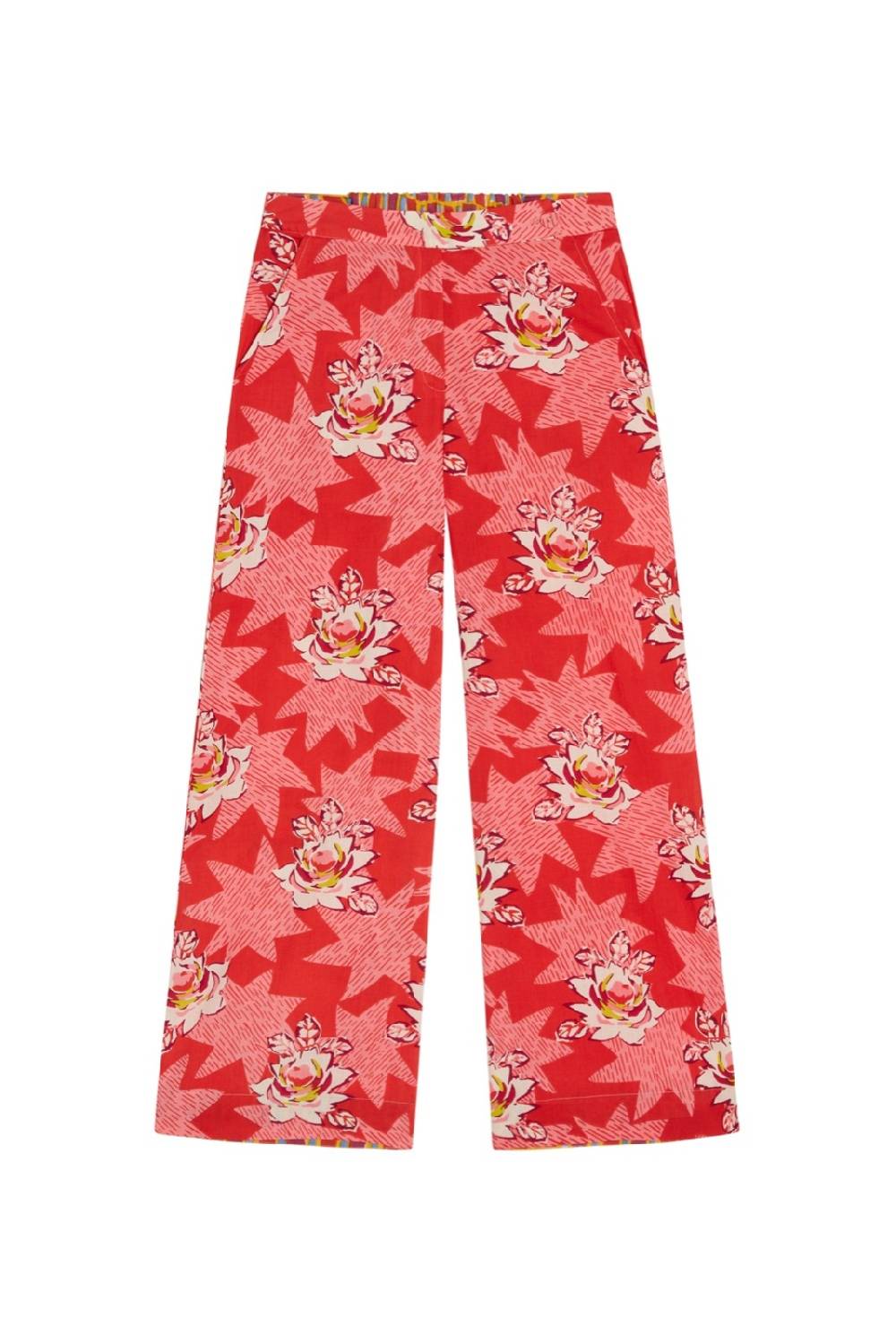 Lisa Corti pantalone myanmar star flower red Comprane uno, ottenene uno gratis